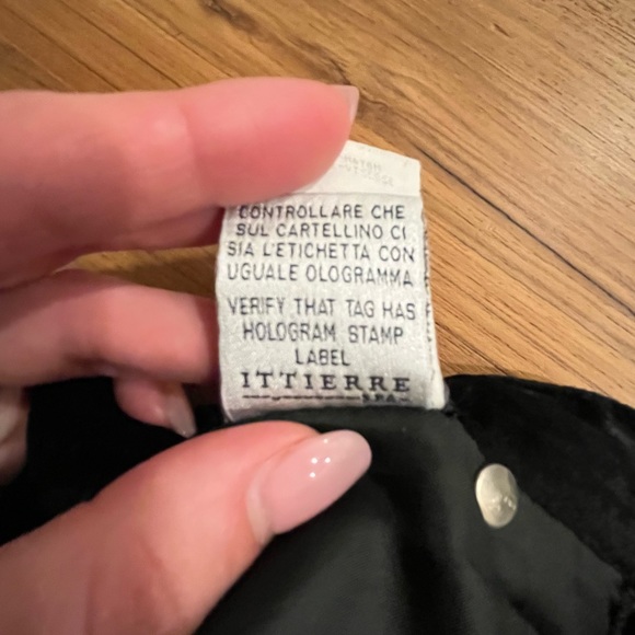 VERSACE, VINTAGE, VELVET HIGH-WAIST STRAIGHT - Picture 6 of 10